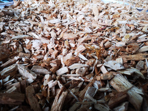 Dumpy bag of Virgin Woodchip for decorative or amenity use